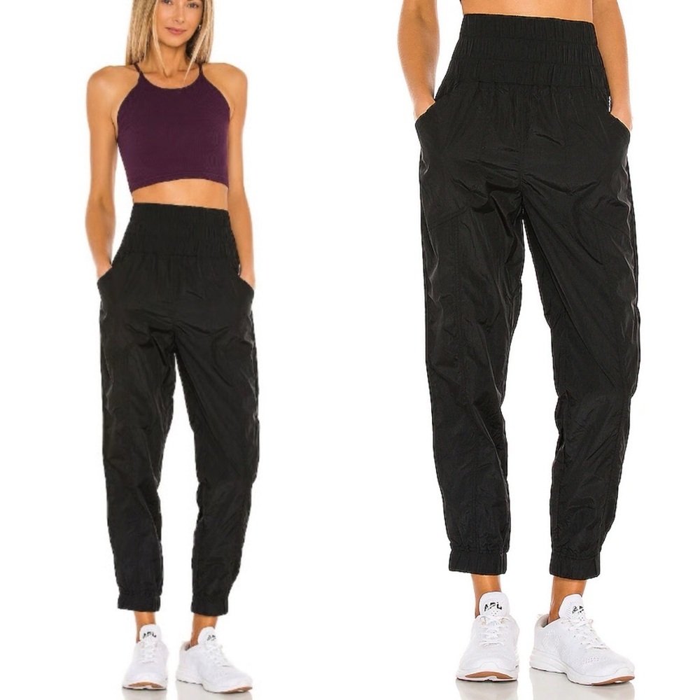 FP Movement by Free People Black Track Jogger Pants